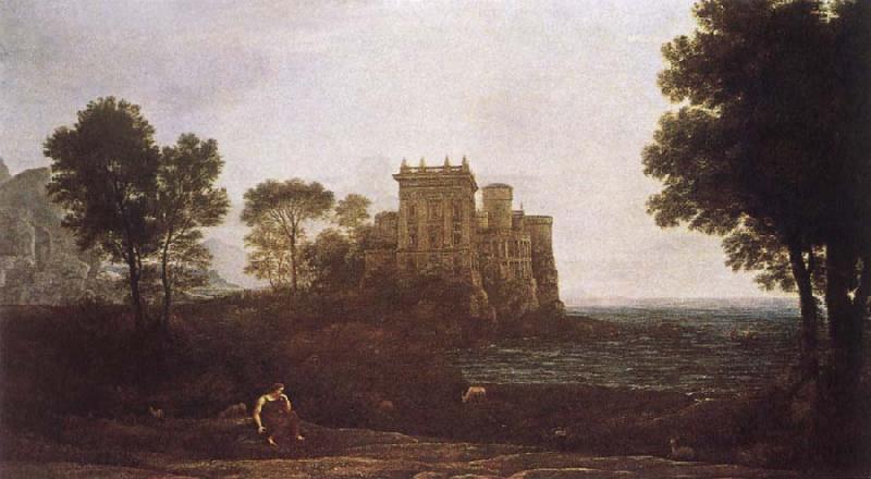 Claude Lorrain Landscape with Psyche outside the Palace of Cupid oil painting image